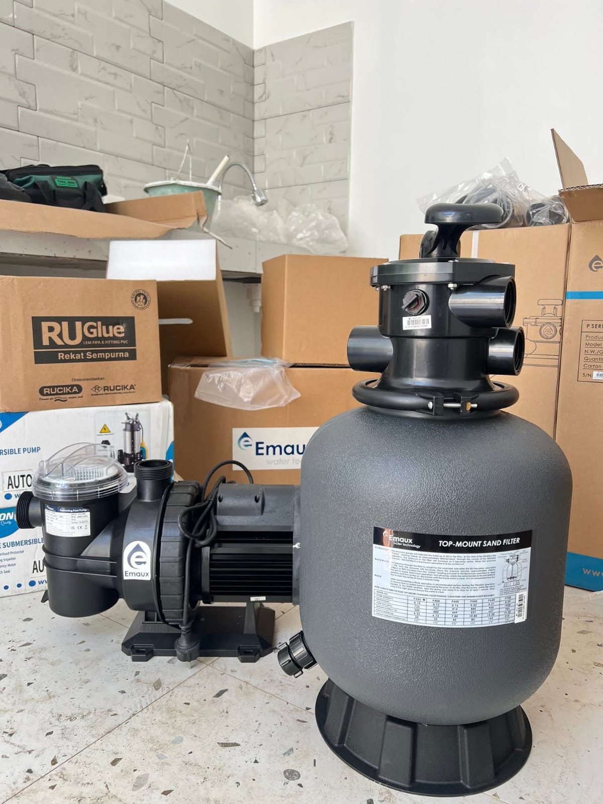 Pompa Filter Kolam Renang 1.5 HP